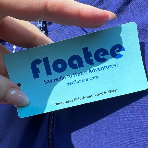 Floatee Kids One Piece Swimsuit Size 1-2 years old - Picture 3 of 6